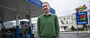 Gary Scales standing outside of a Sunoco gas station in Philadelphia