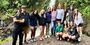 Image of Dean Mostafa and a group of Temple students in Costa Rica.