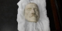 A plaster mold of Russell Conwell's face