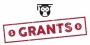 An owl with a commencement cap above the word grants.