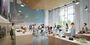 A rendering of the Aramark Community Teaching Kitchen.