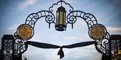 Black drapes were hung around Temples campus in honor of Joanne A. Epps.