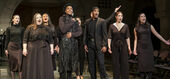 The cast of The Beggar's Trio on stage