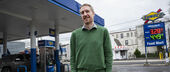 Gary Scales standing outside of a Sunoco gas station in Philadelphia