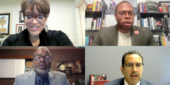 Image of Temple University experts in a webinar discussing the Supreme Court’s affirmative action decision.