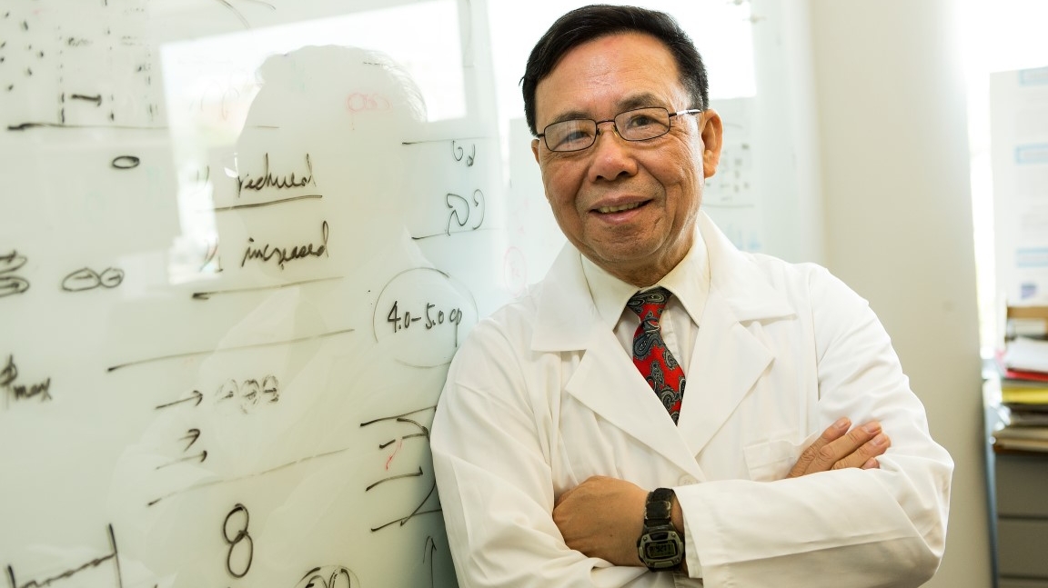 Professor Rongjia Tao has patented multiple applications for electromagnetic technology he developed. Photo by Joseph V. Labolito Rongjia Tao
