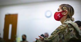 Sophia Gulotti is one of the only two female cadets in the Army Reserve Officers’ Training Corps (ROTC) who is also a student-athlete at Temple.