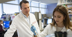 Medical researchers in the Aging + Cardiovascular Discovery Center
