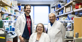 Image of the Temple faculty team who developed OmegaSkin.