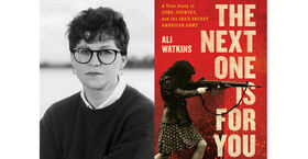  Image of Temple alum Ali Watkins and her debut book cover. 
