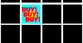 A graphic of a grid of black squares 