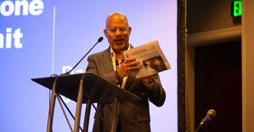 Image of David Brown at the Keystone News Summit.