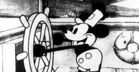 Mickey Mouse in Steamboat Willie