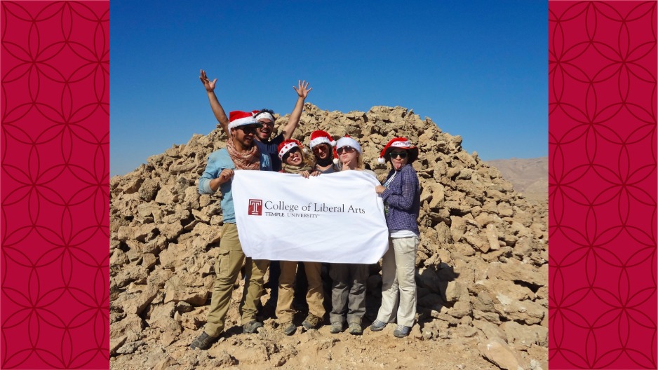 Kim Williams and students in Oman